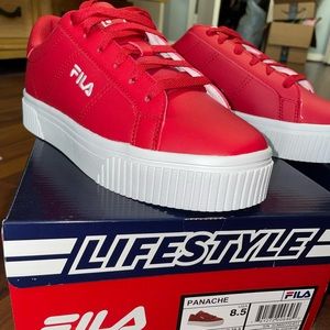 Red FILA Sneakers